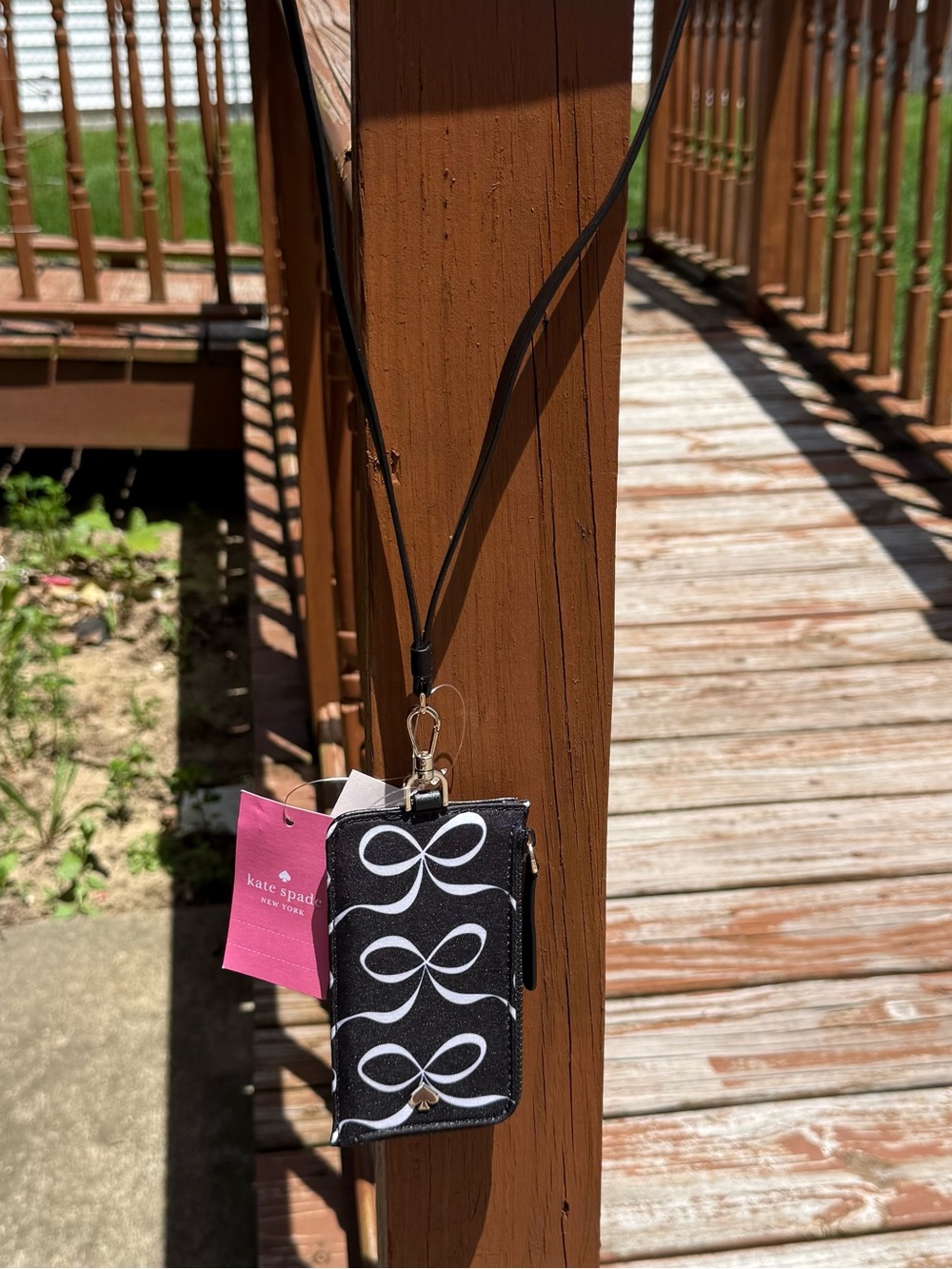 Kate Spade Card Case Lanyard